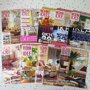 📚 Magazine 📚 Collection set in German WOHN IDEE SET OF 9